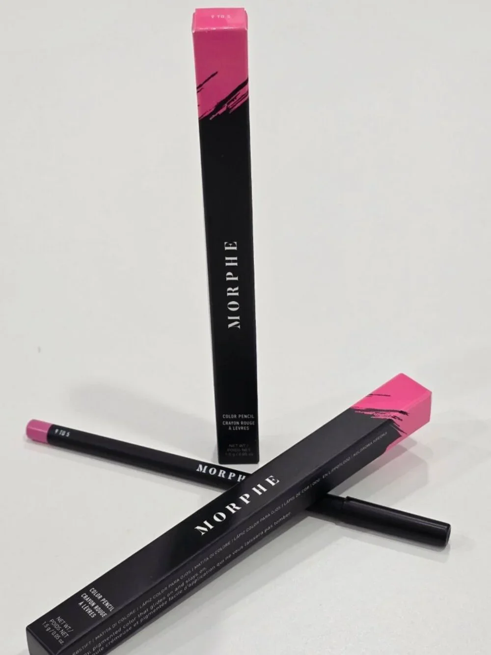 Morphe ✦ 9 To 5 Color Pencil ✦ Pink Creamy Long‑Wear Lip & Eye Liner 1.5g NWT